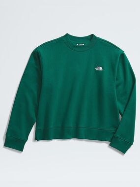 North Face Evolution Fleece Crew | Evergreen Sweatshirt | Sustainable | M